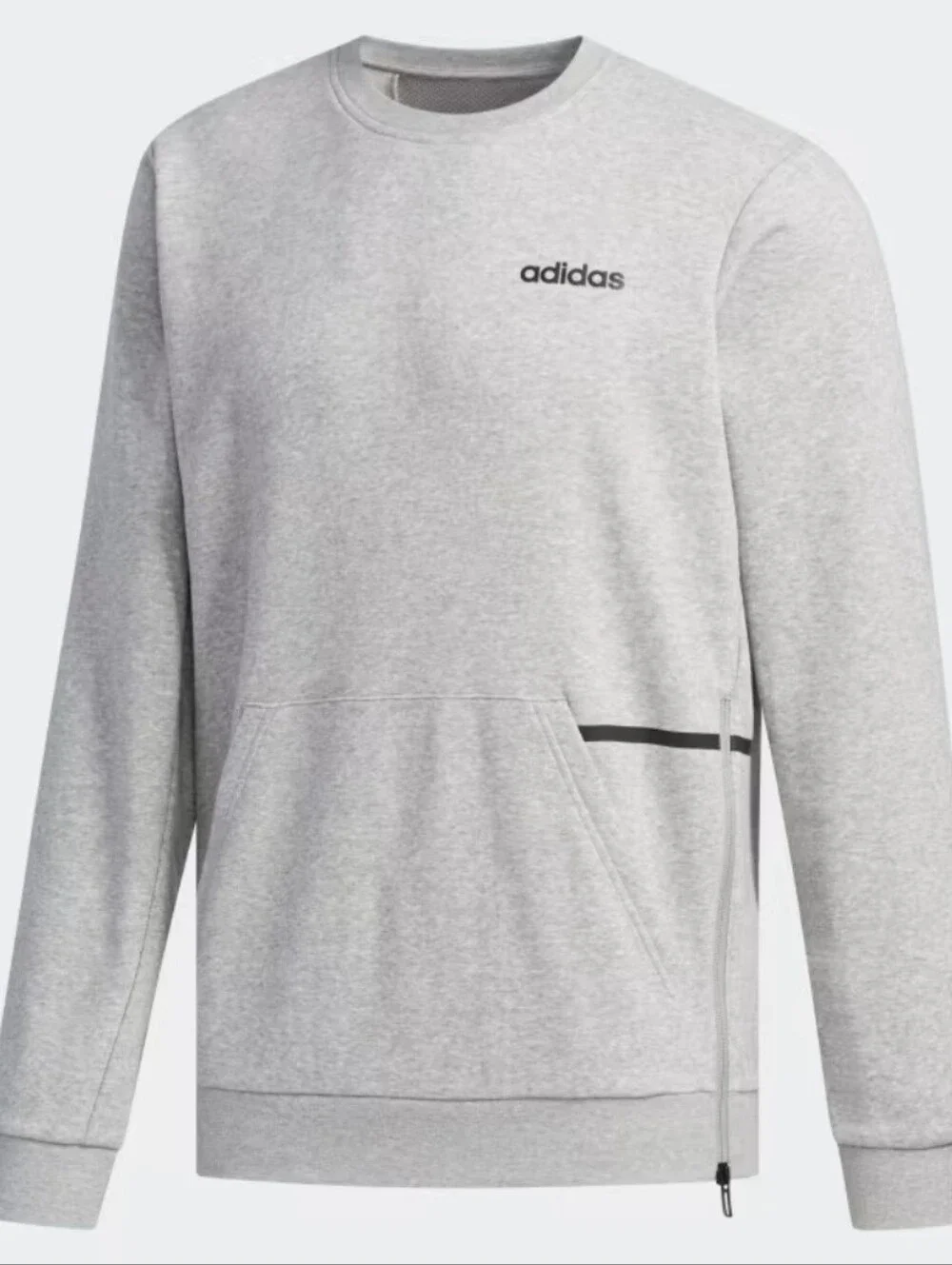 Adidas Crewneck Side Zip Sweatshirt Size Small